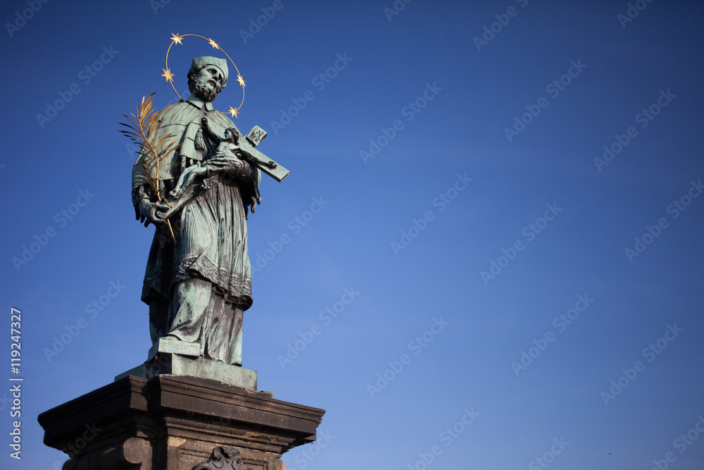 Fototapeta premium Statue of John of Nepomuk