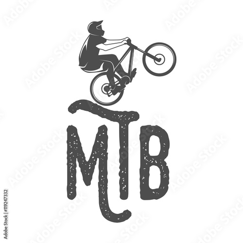 mountain bike badges, logo and labels