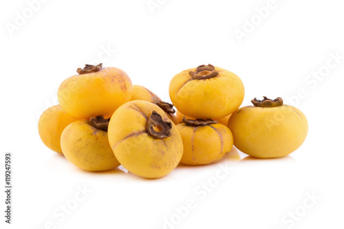 Gold Apple, Diospyros decandra Lour. Thai fruit and Thai herb.on