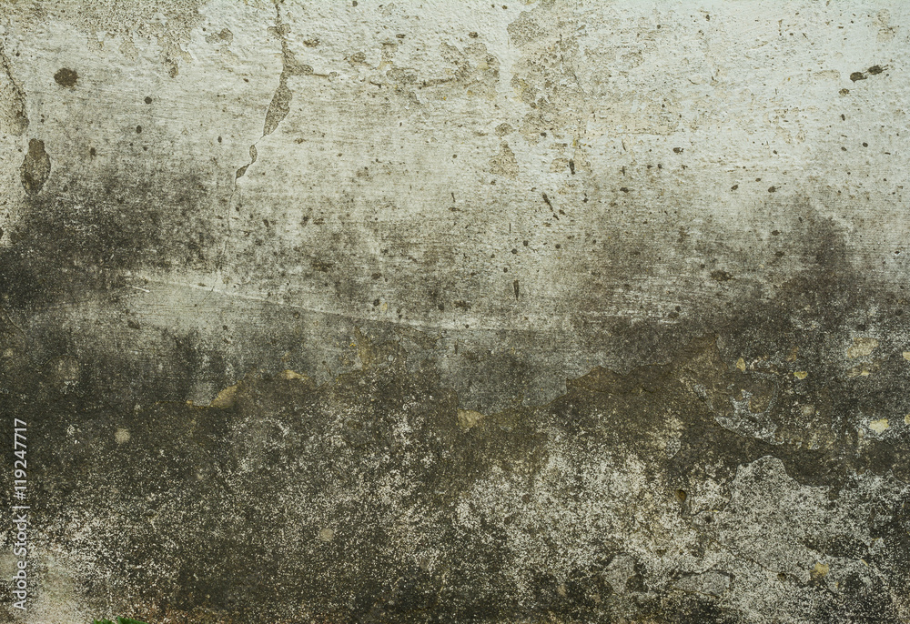 Obraz premium Old brick wall with plaster and decal