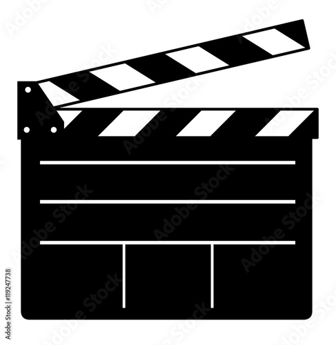 Movie clapper board