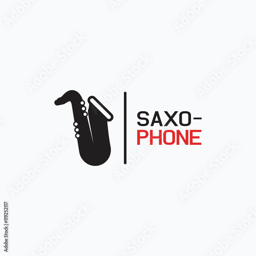 Saxophone Logo © yellowline