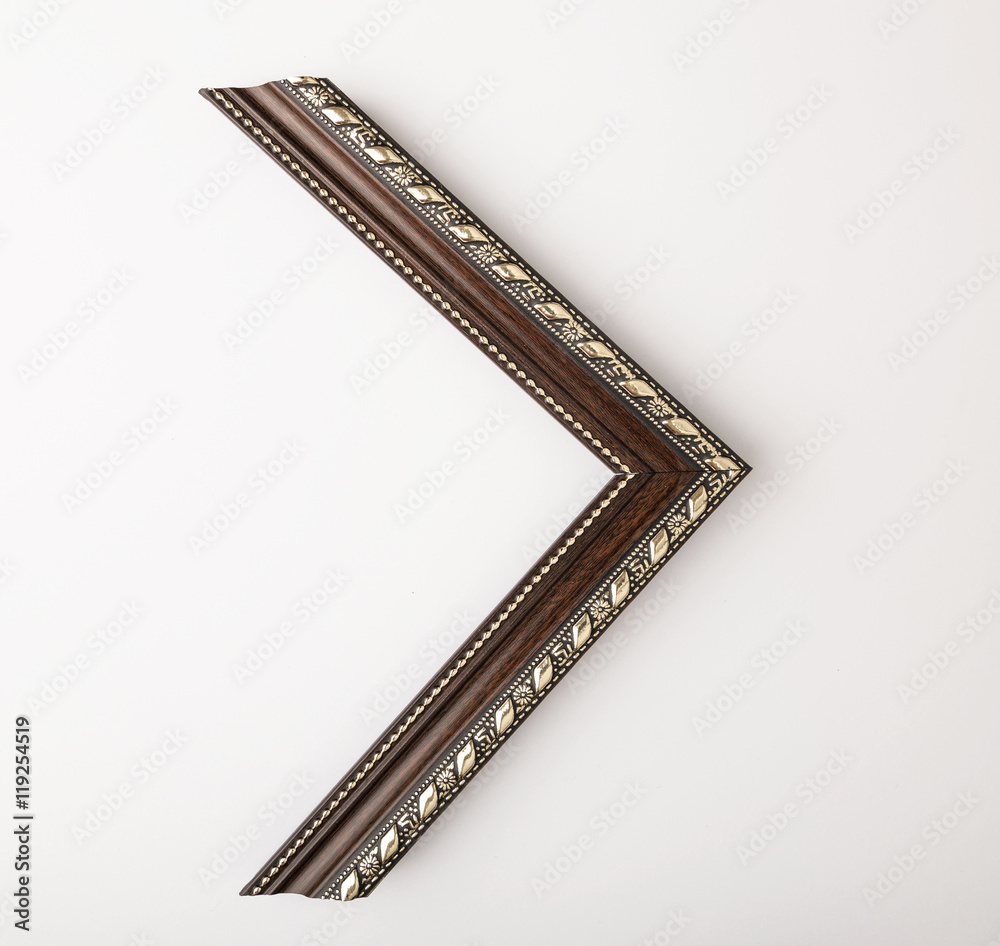 sample for baguette frame on a white background sample for baguette frame on a white background