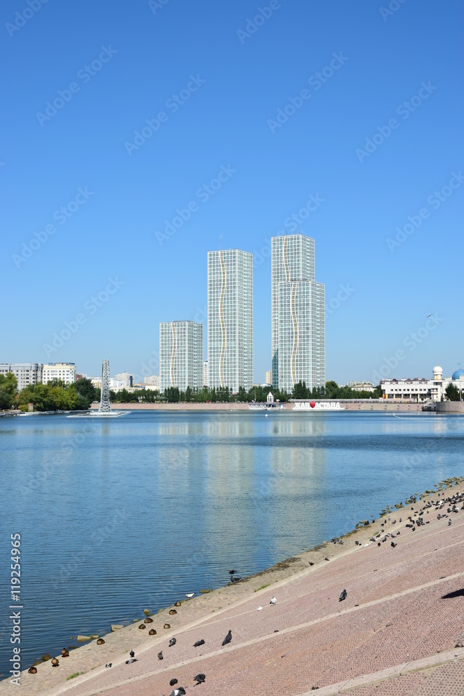 Residential towers called GRAND ALATAU in Astana, capital of Katzakhstan Residential towers called GRAND ALATAU in Astana, capital of Katzakhstan