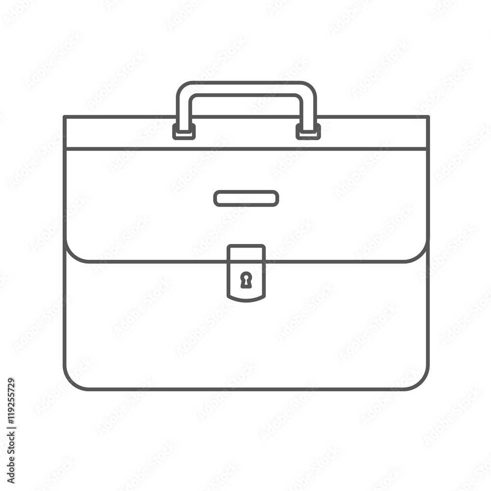 Office bag outline Office bag outline