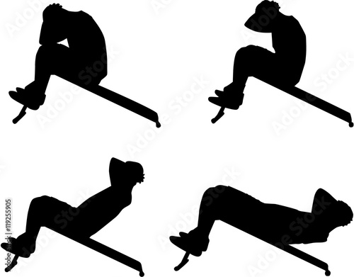 Sports silhouettes.