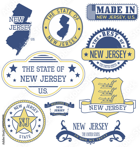 New Jersey generic stamps and signs