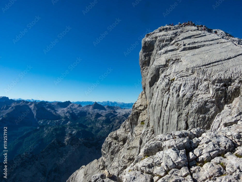 Fototapeta premium Watzmann Hocheck Gipfel
