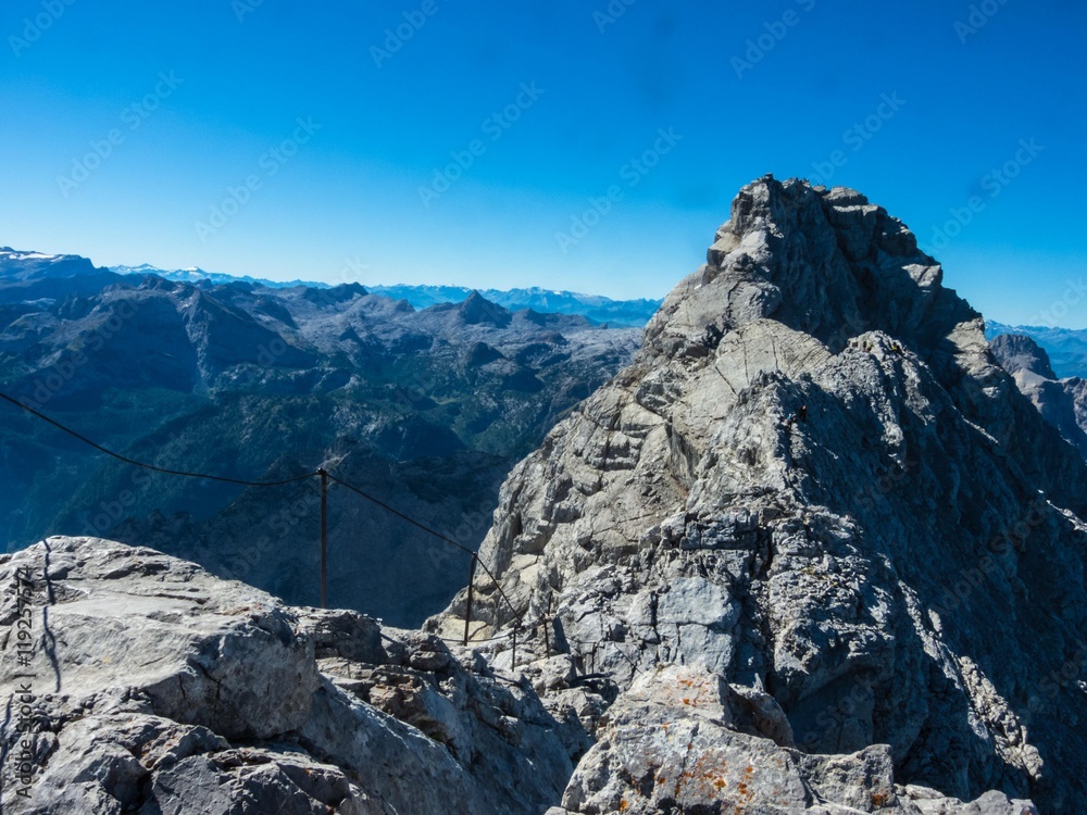 Grat zum Watzmann Mittelgipfel Grat zum Watzmann Mittelgipfel