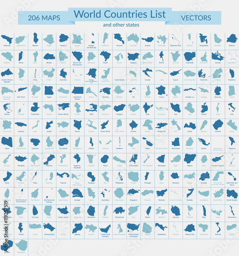 World Countries List Maps