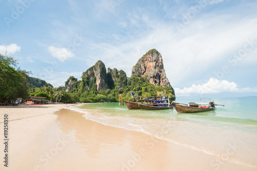 Railay beach in Krabi Thailand