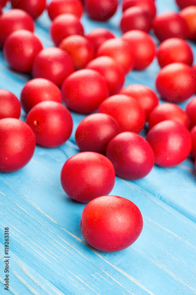 Red cherry plum Red cherry plum
