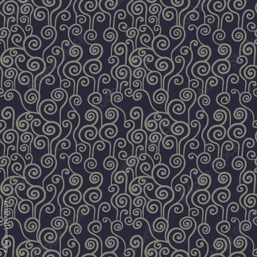 Abstract curl wallpaper design seamless background pattern