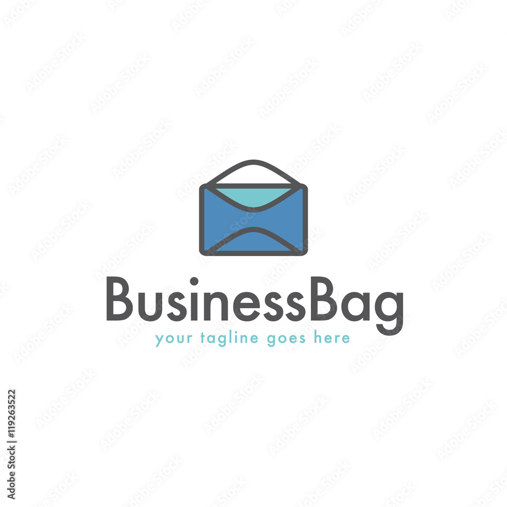 Fototapeta premium Business Bag Logo Template