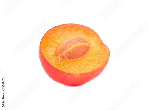 Half cherry plums
