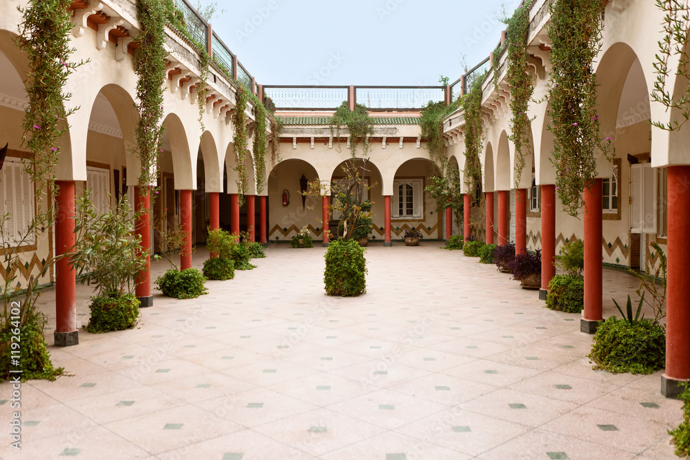 Beautiful patio in Morocco