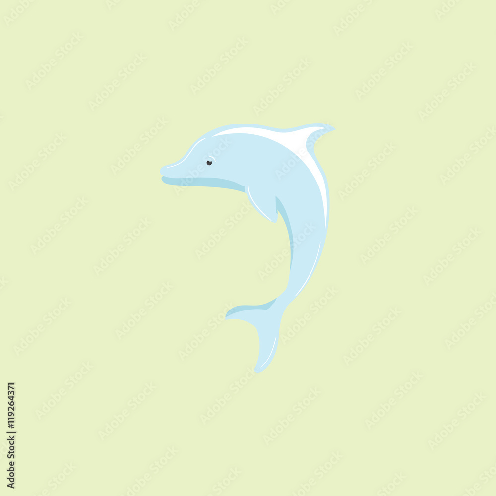 Fototapeta premium Illustration dolphin