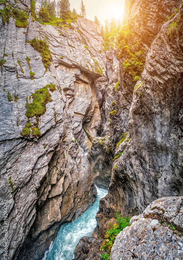 Rosenlaui Glacier Gorge, Bernese Alps, Switzerland Rosenlaui Glacier Gorge, Bernese Alps, Switzerland