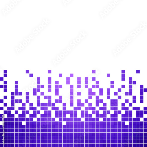 abstract vector square pixel mosaic background