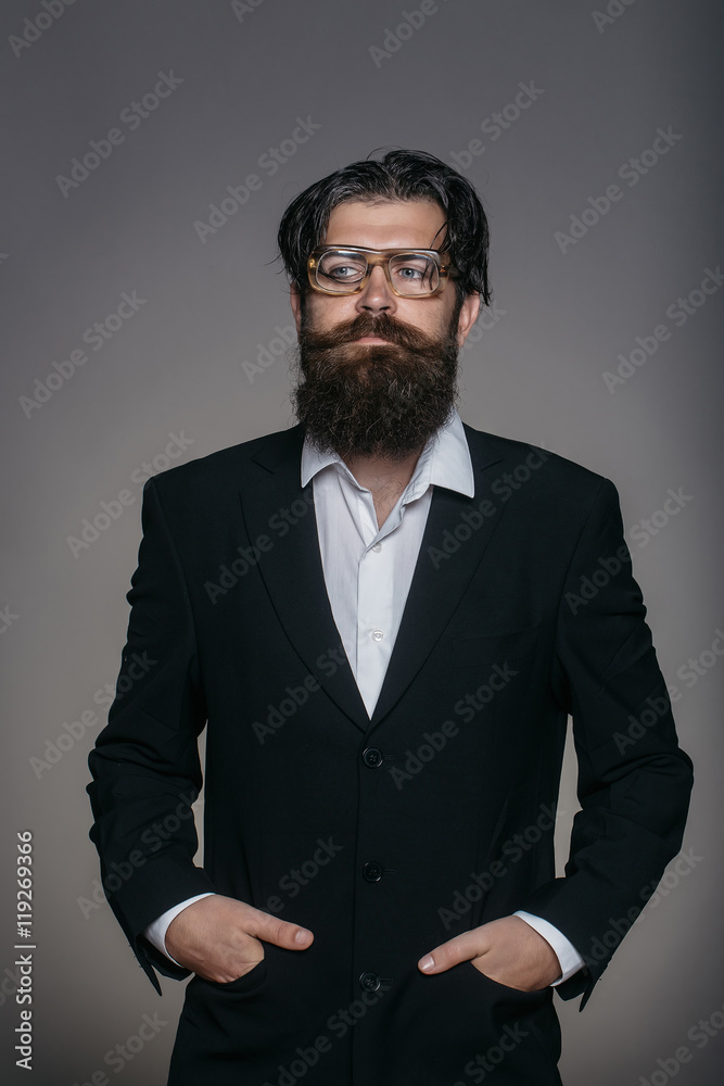 Handsome bearded man Handsome bearded man