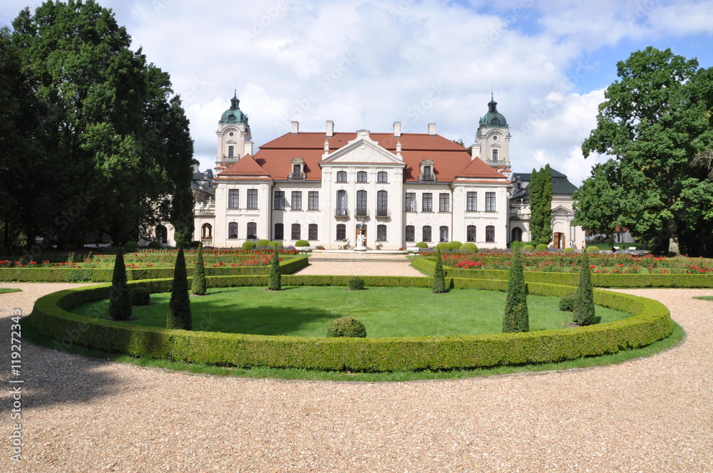 Poland Kozlowka palace with garden