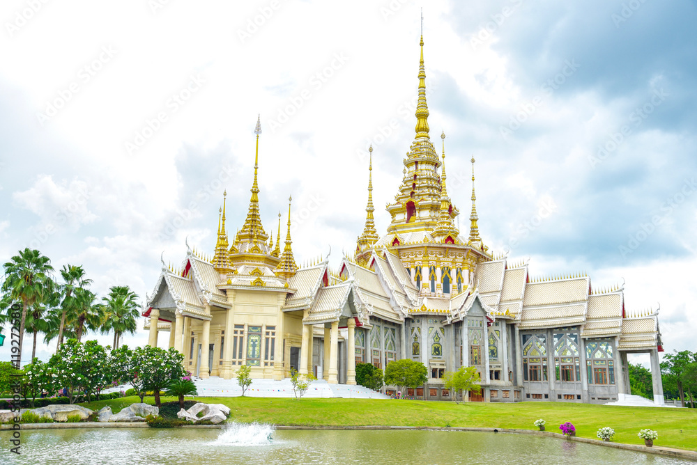 Impressive Architecture of Wat Non Kum in Nakhon Ratchasima Province, Thailand