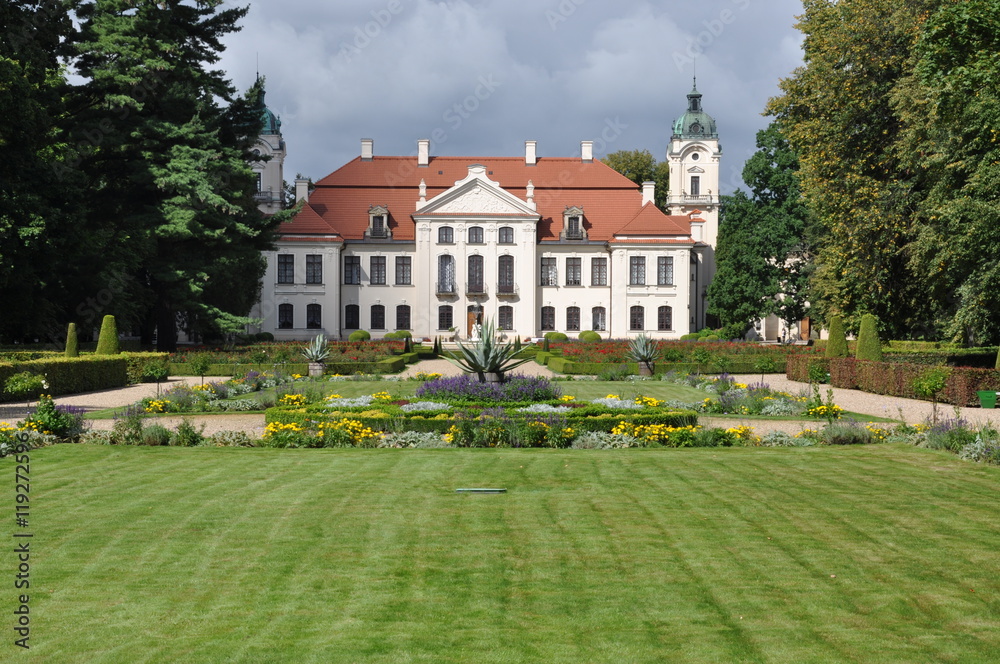 Poland Kozlowka palace with garden