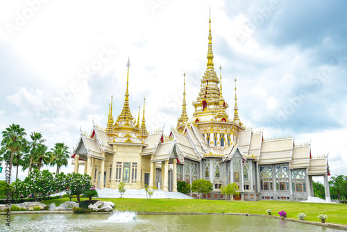 Impressive Architecture of Wat Non Kum in Nakhon Ratchasima Province, Thailand