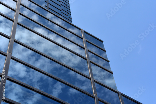 Window of Building; Sky reflected in the glass of the building