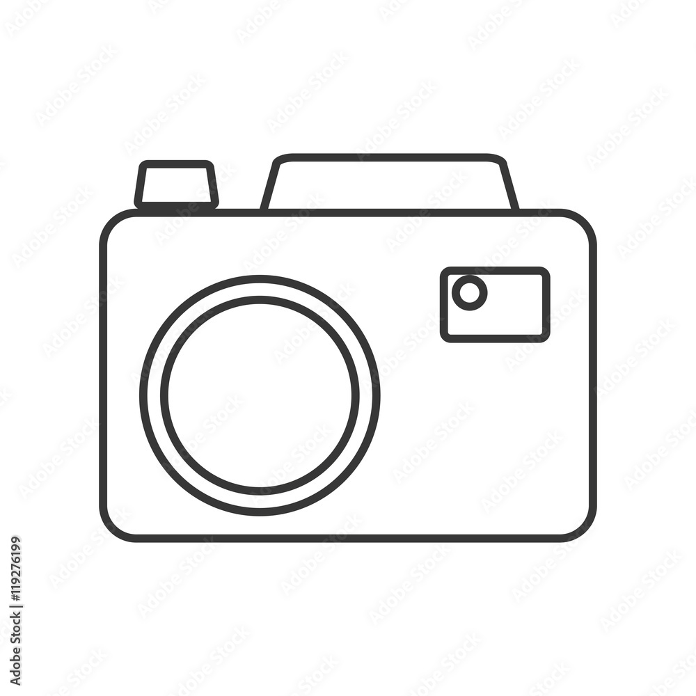 camera photography gadget electronic icon. Flat and isolated design. Vector illustration camera photography gadget electronic icon. Flat and isolated design. Vector illustration
