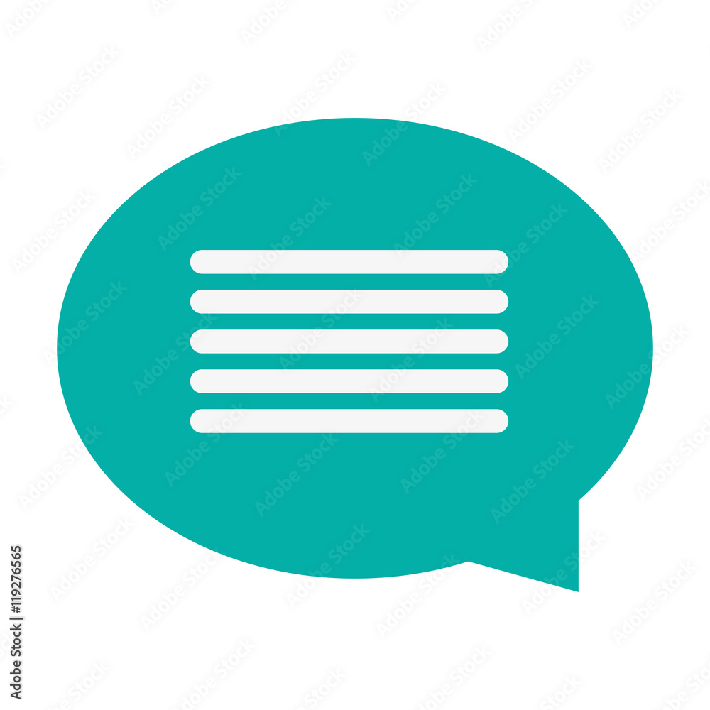 bubbles lines communication message email icon. Flat and isolated design. Vector illustration bubbles lines communication message email icon. Flat and isolated design. Vector illustration