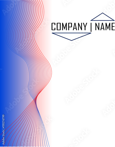 blue and red background