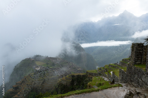 Machu Pichu in the Rain