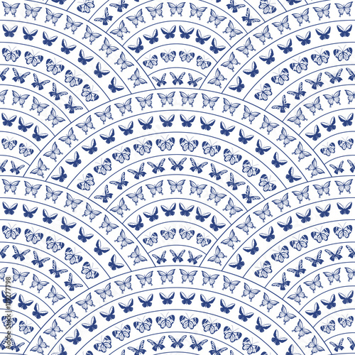 seamless pattern with geometrical layout