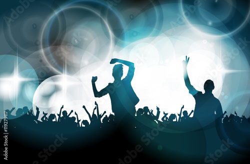 Party people, vector background