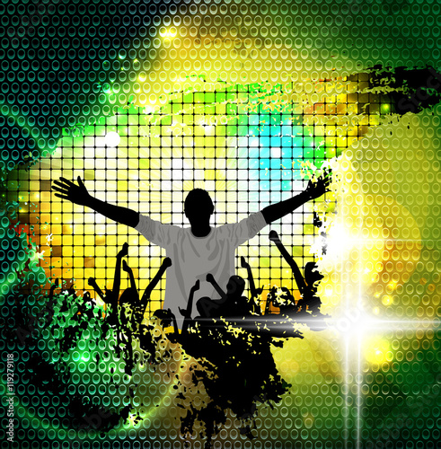 Party people, vector background