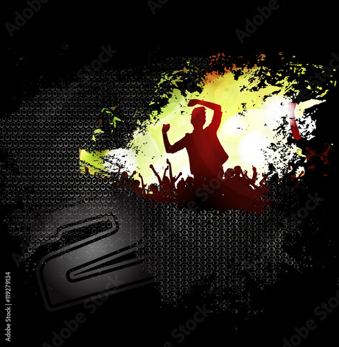 Party people, vector background