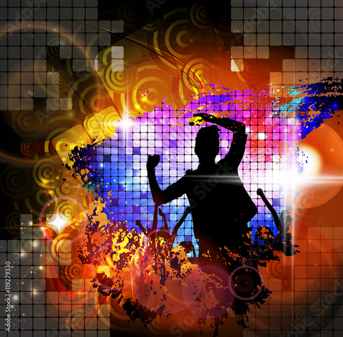 Party people, vector background