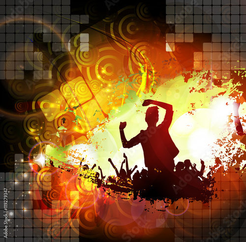 Party people, vector background