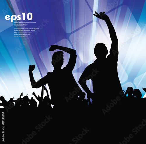 Party people, vector background