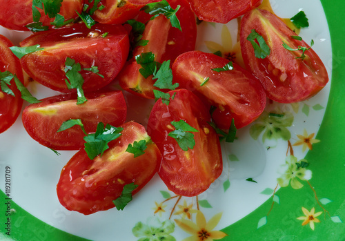 Tomato and Coriander Salad