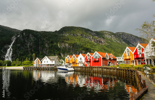 Modalen village, Norway
