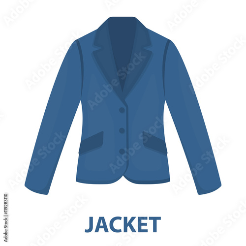 Business jacket icon of vector illustration for web and mobile