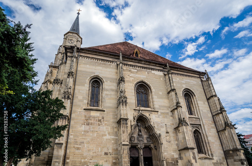 St. Michael's Church in Cluj-Napoca city in Romania