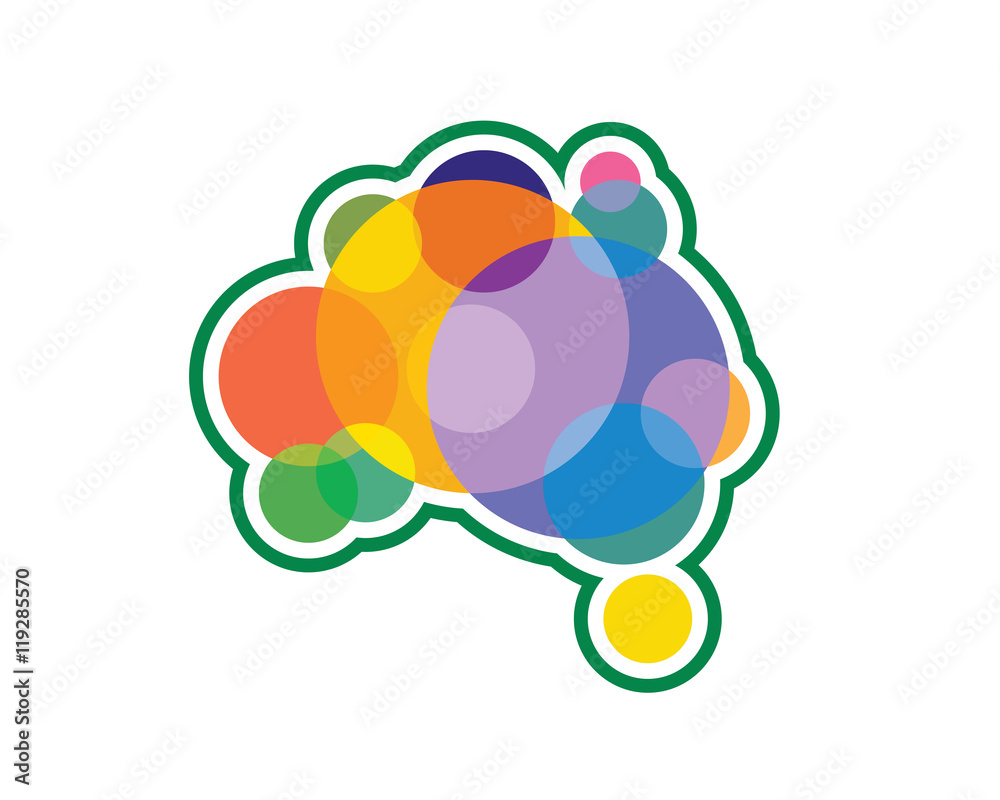 Modern Australia Logo - Colorful Circle Formed an Australia Map