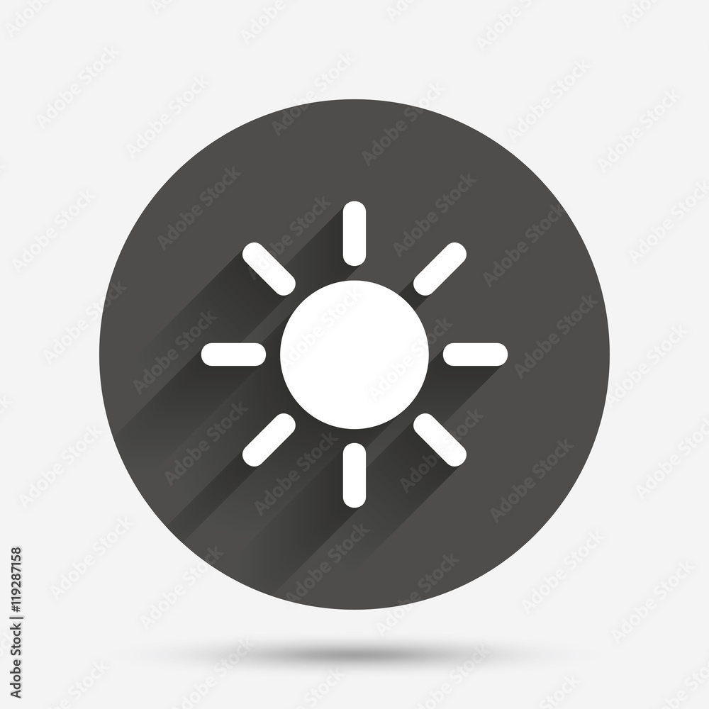 Sun sign icon. Solarium symbol. Heat button. Sun sign icon. Solarium symbol. Heat button.