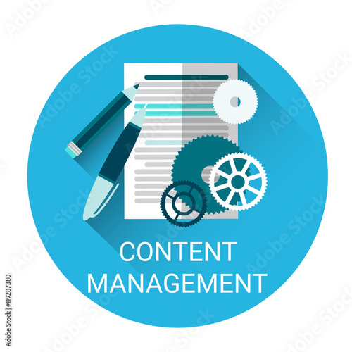 Content Management Business Icon