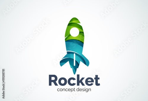 Rocket logo template