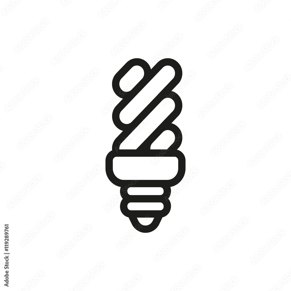 Energy saving Light Bulb on white background Energy saving Light Bulb on white background