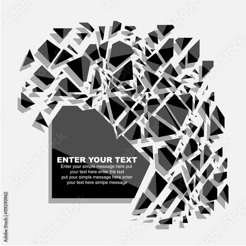 CRUSHED ELEMENTE TEMPLATE MESSAGE STICKER FIFTH EDITION